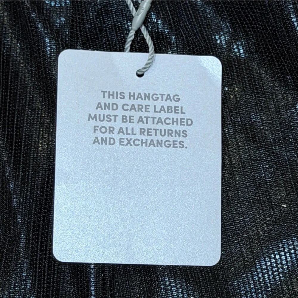 NEW Savage X‎ Fenty Chain Reaction Metallic Black Basketball Shorts Streetwear S